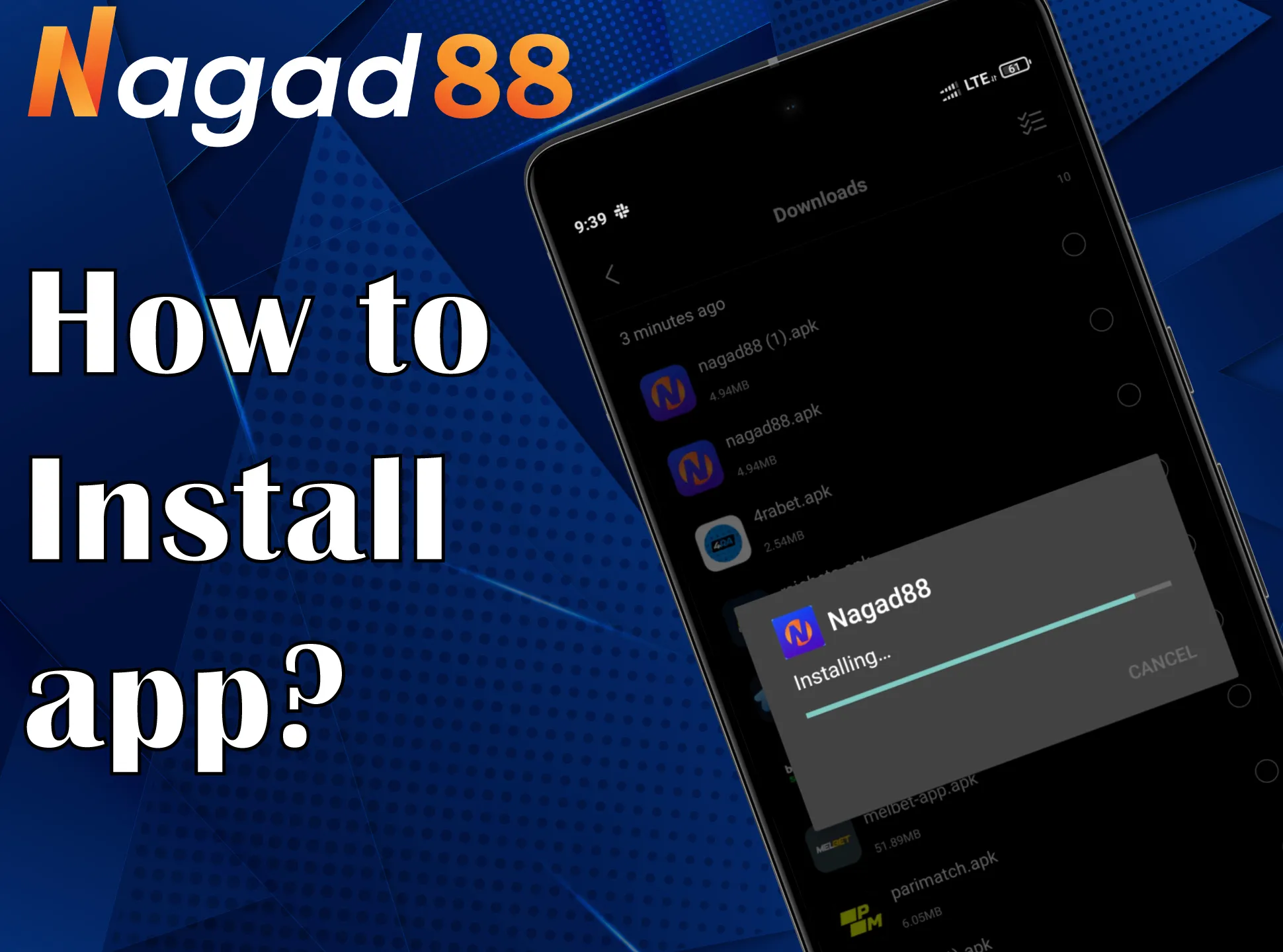 With these instructions, it's easy to install the Nagad88 app.