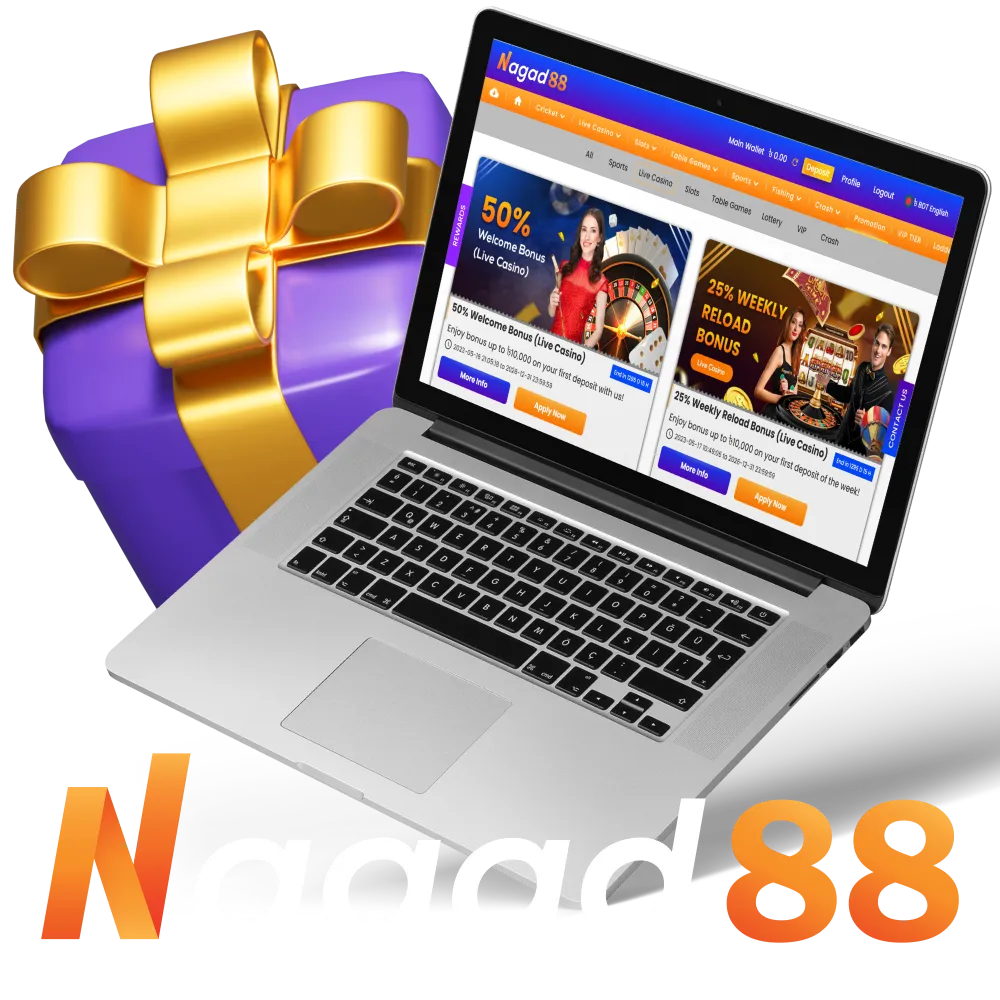 Get the best bonuses from Nagad88.