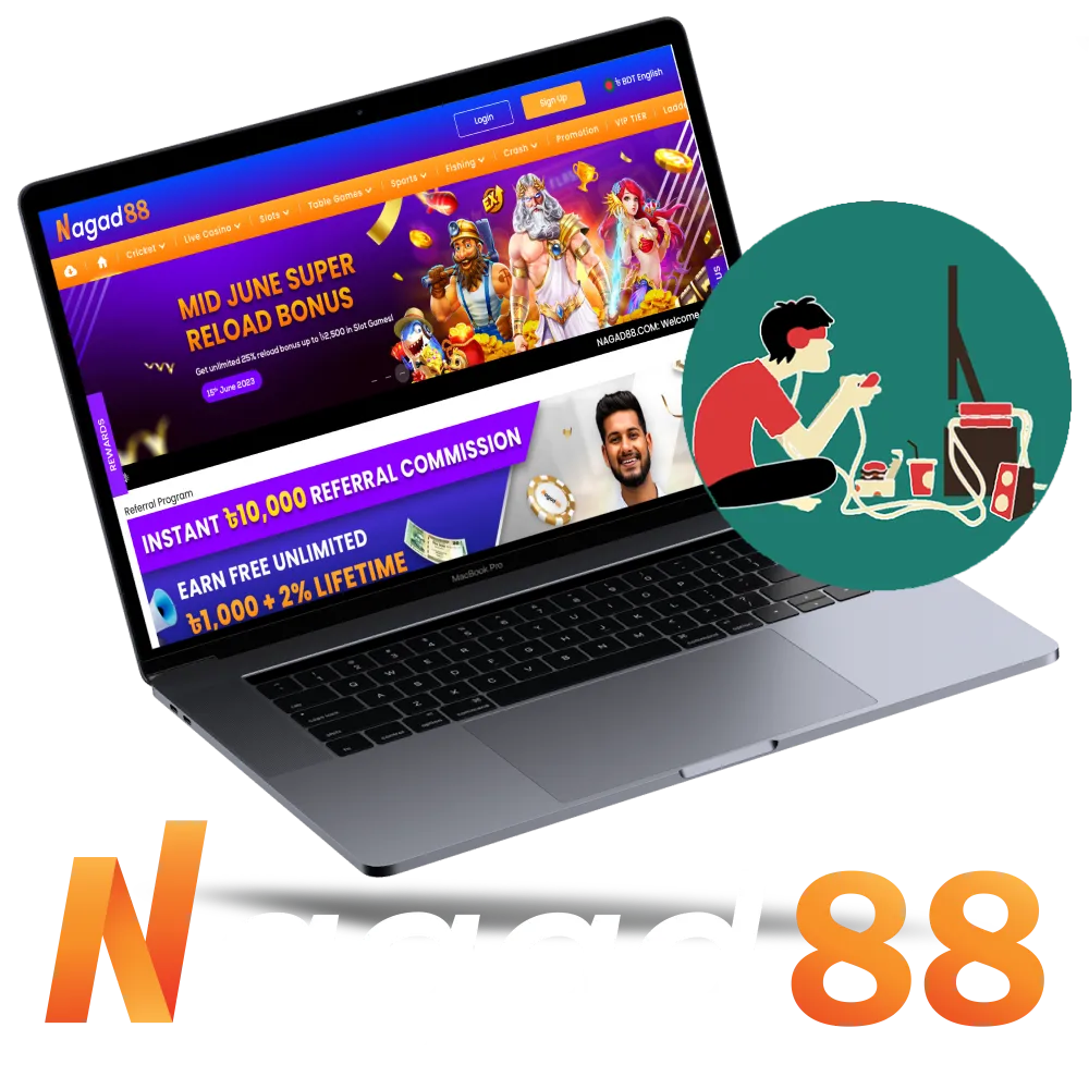 Nagad88 cares about its players and stands for responsible gameplay.