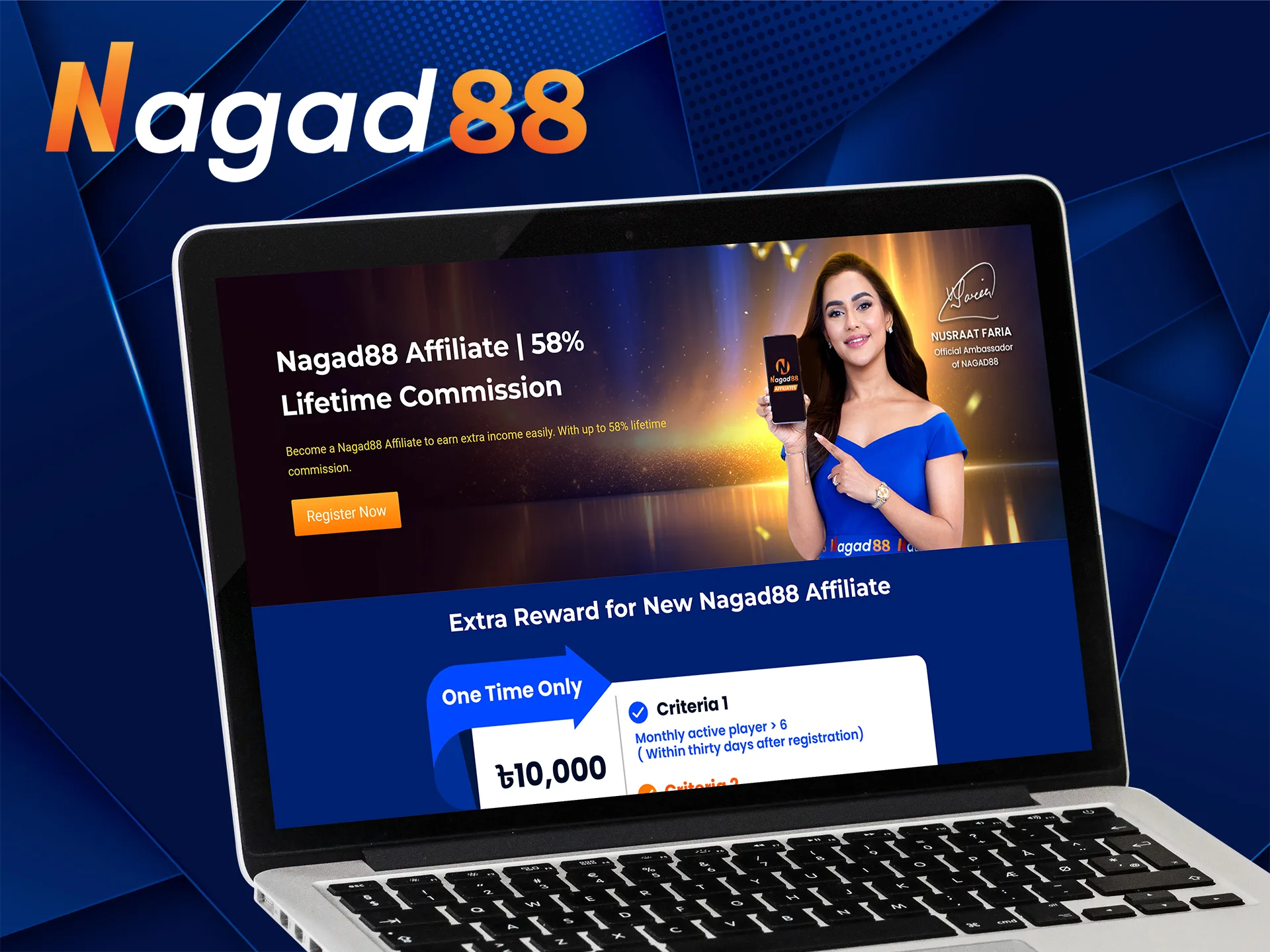 Try the Nagad88 affiliate program and get additional profit from inviting new users.