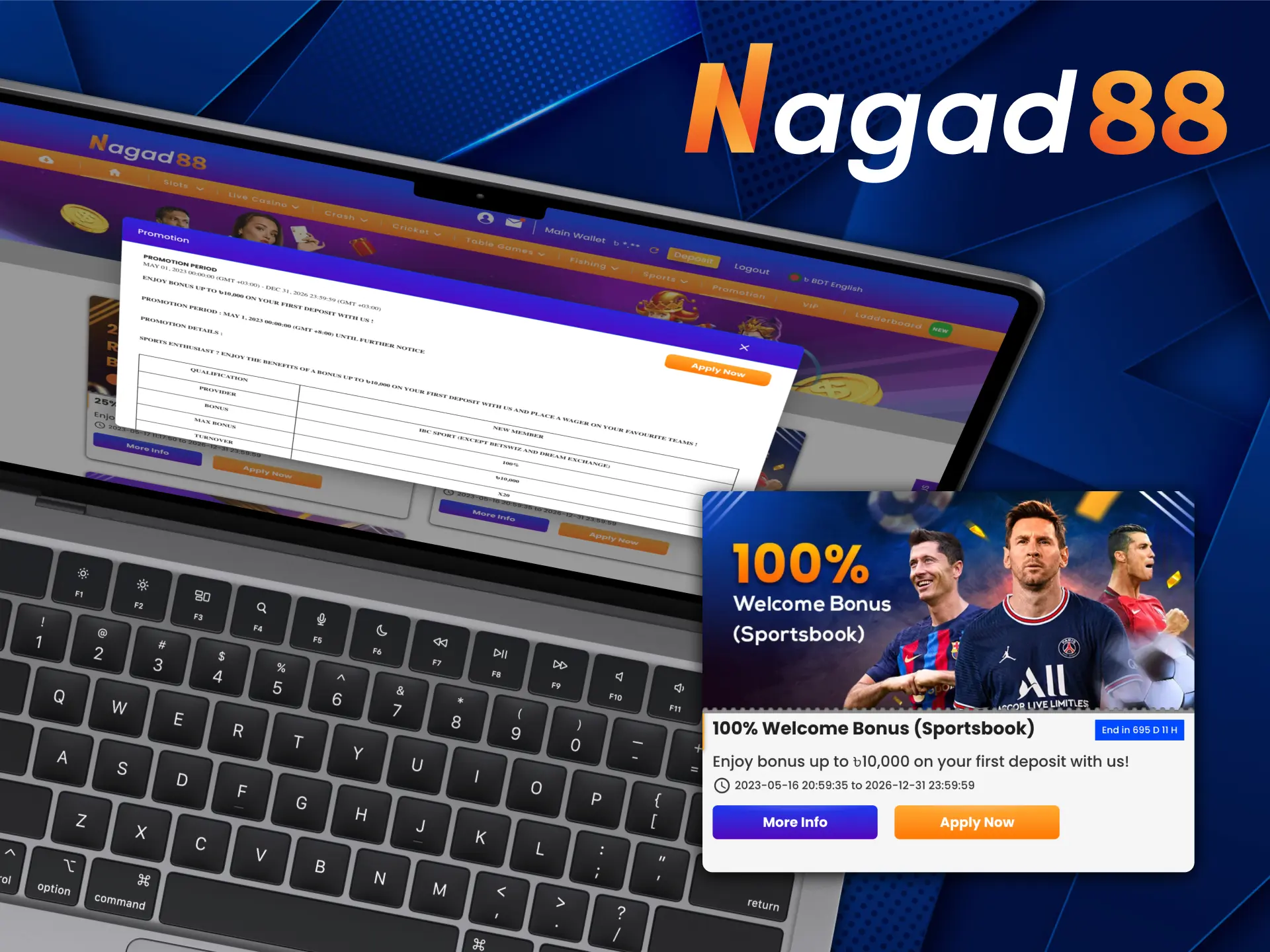 Get bonus for boxing betting at Nagad88 platform.