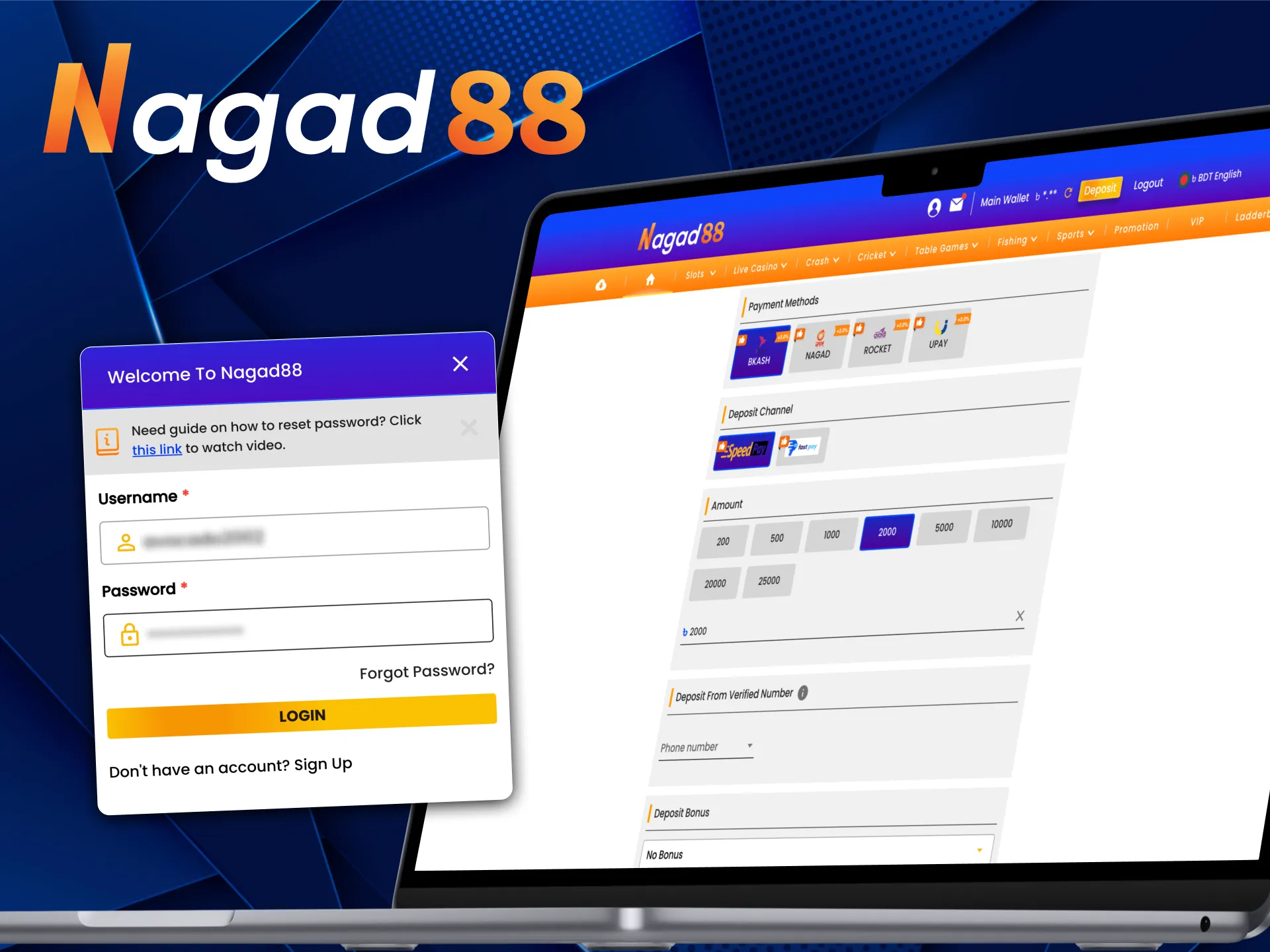 Get to know how to place bets in Nagad88.