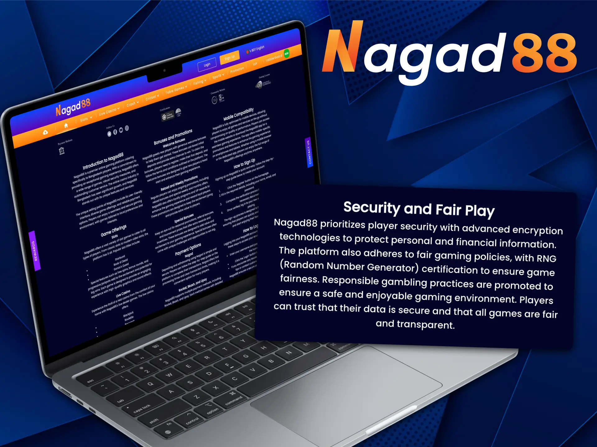 Nagad88 uses advanced technologies to protect its customers.