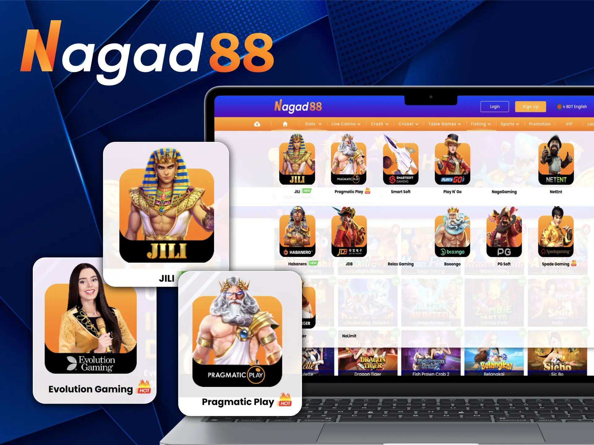 Nagad88 has partnered with leading software providers.