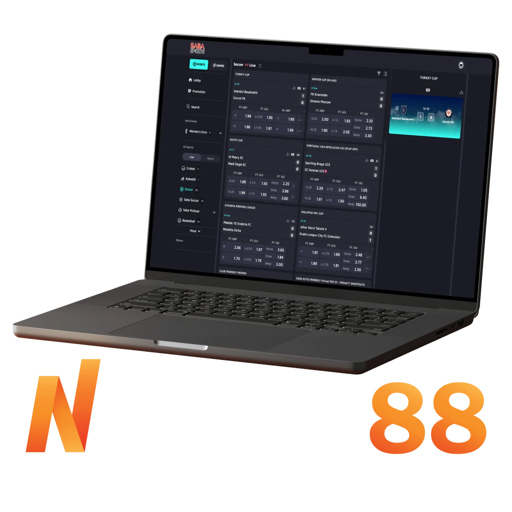 Try Nagad88 soccer betting online in Bangladesh.