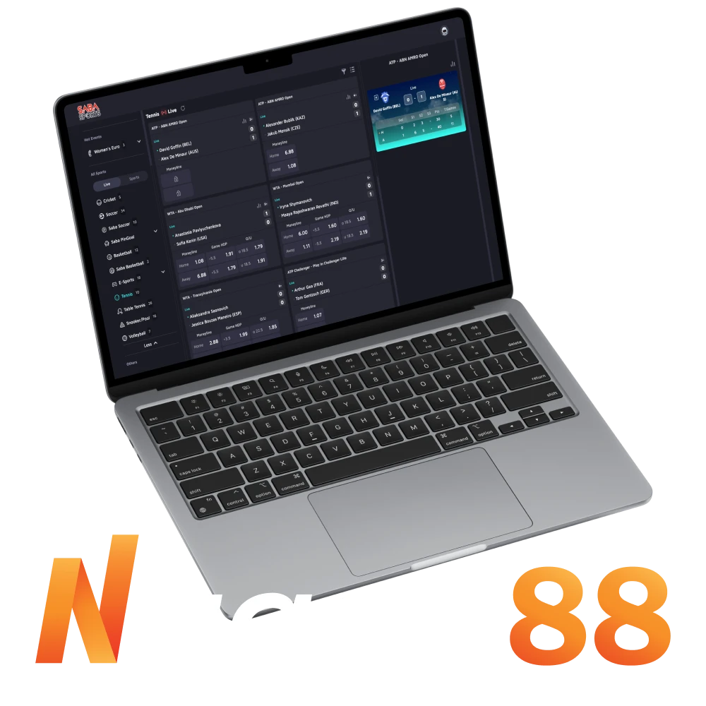 Visit Nagad88 platform for tennis betting in Bangladesh.