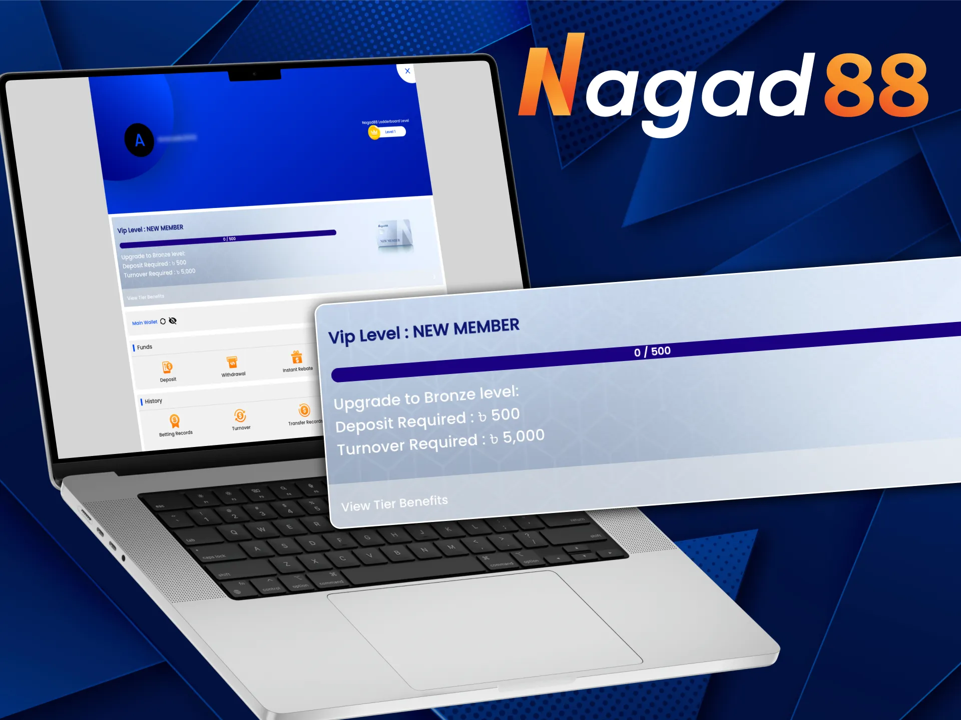 To become a member of Nagad88 VIP club is simple.