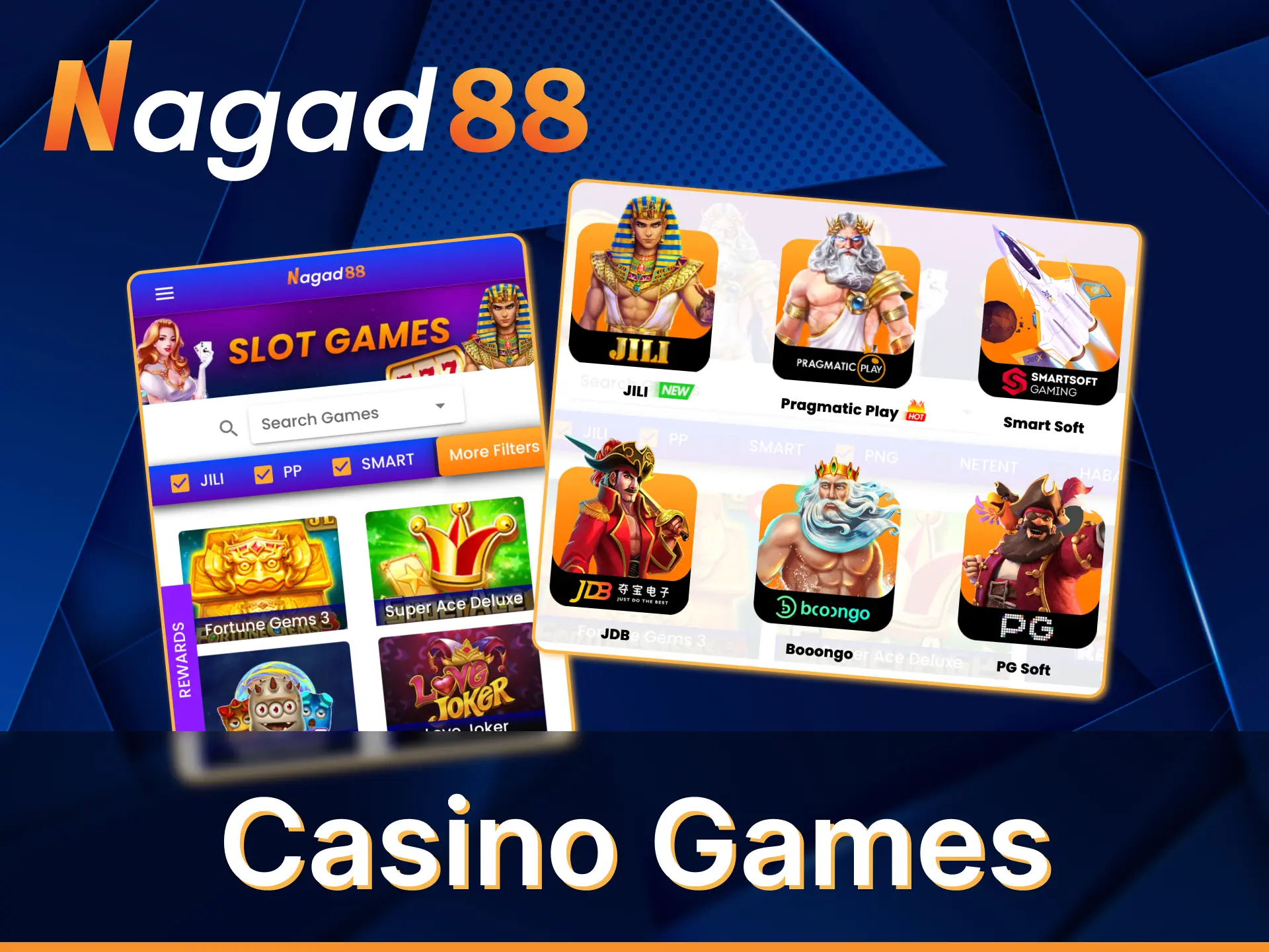 Check out the features of the Nagad88 casino games app.