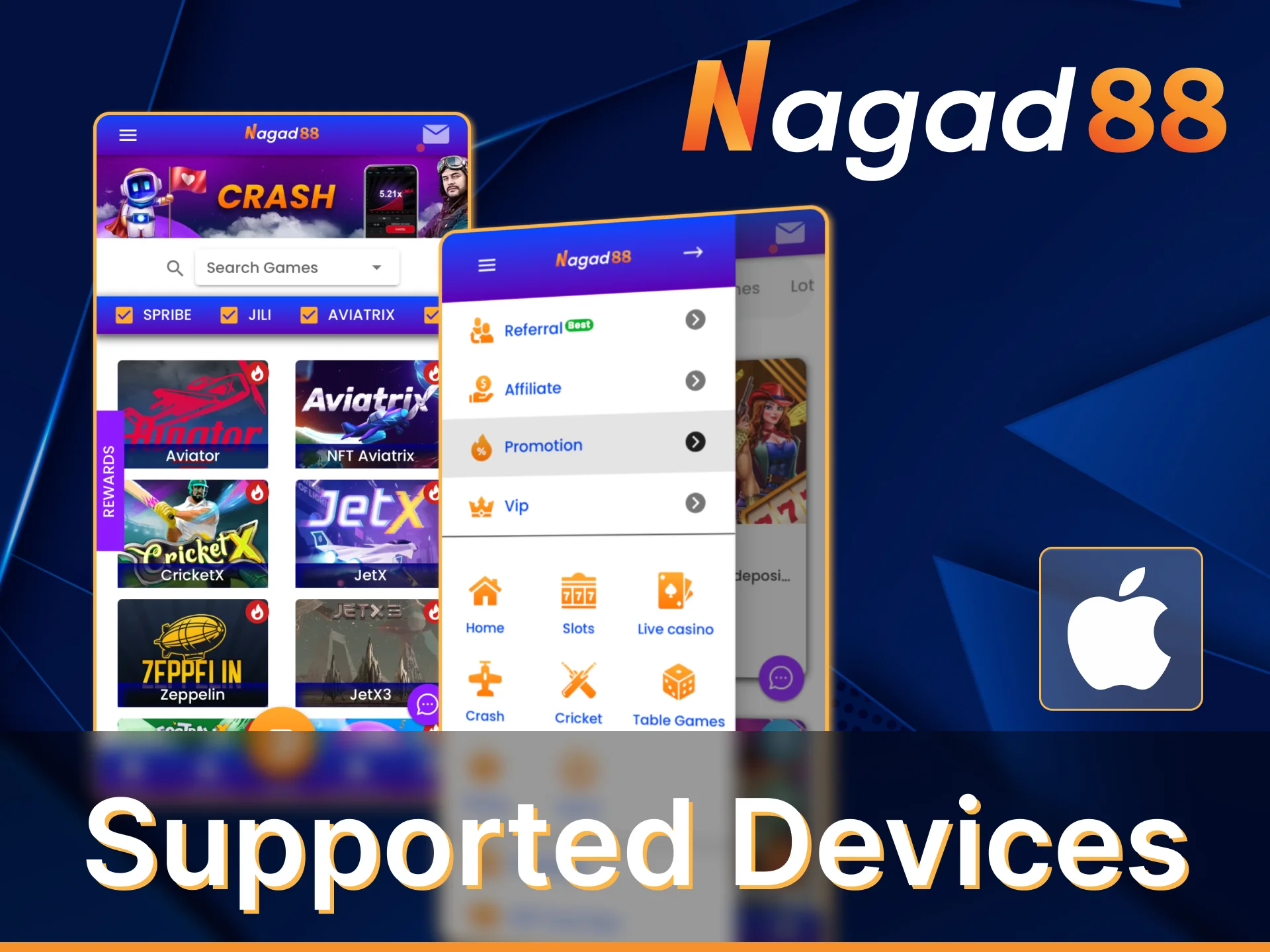 Install the Nagad88 app, it is available for iOS users.