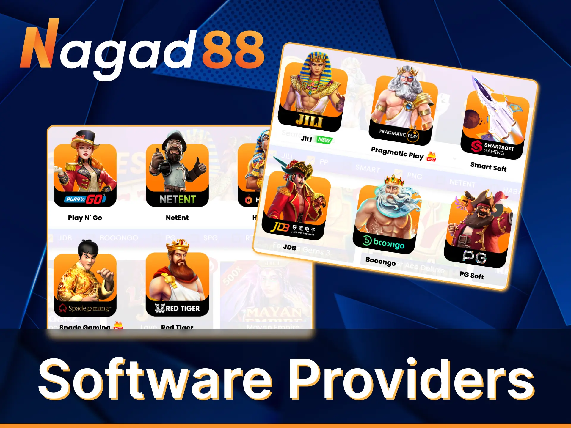 Nagad88 has partnered with leading software providers.