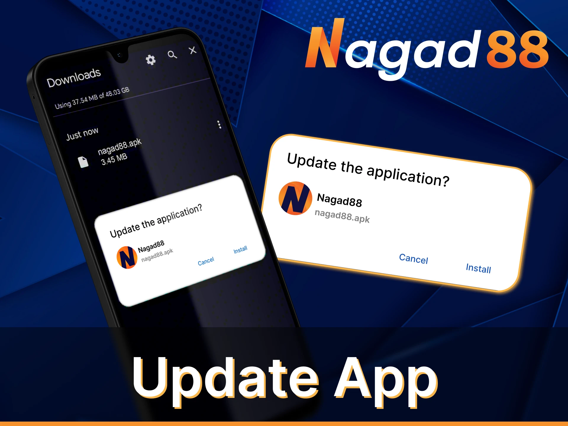 Learn how to simply update the Nagad88 app.